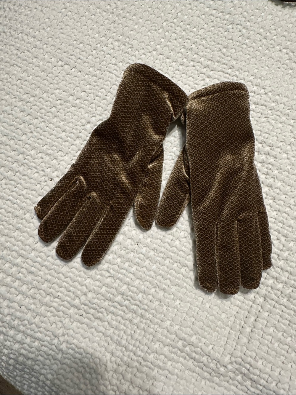 Thinsulate women’s Brown Patterned Winter Gloves